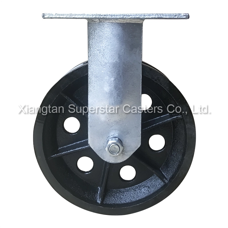 Wholesale Heavy Duty Swivel Rigid Steel V-Groove Caster Wheel