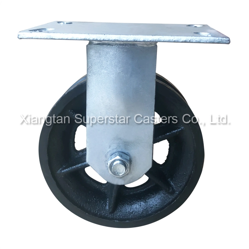 Wholesale Heavy Duty Swivel Rigid Steel V-Groove Caster Wheel