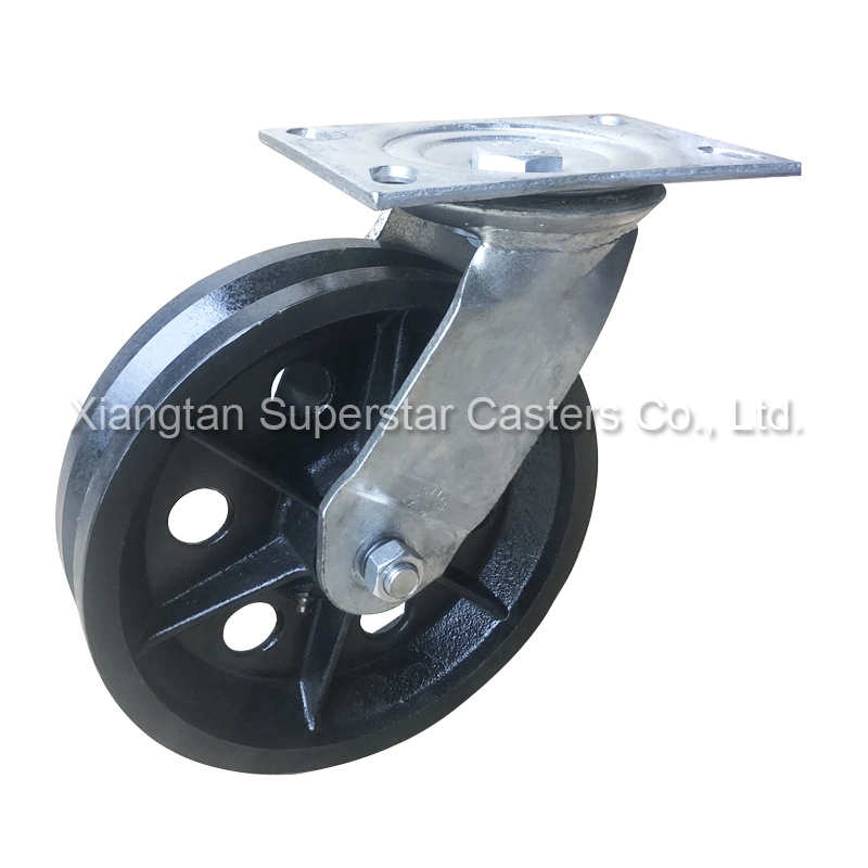 Wholesale Heavy Duty Swivel Rigid Steel V-Groove Caster Wheel