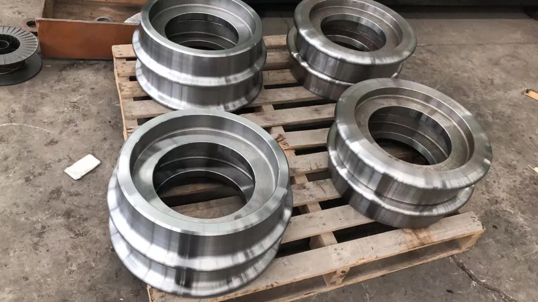 Forging Iron Rigid Caster Wheel Sroove Roller Stainless Steel for Guide Rail