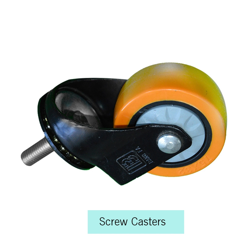 Light Duty Custom Swivel Castor Wheel Threaded Stem Caster