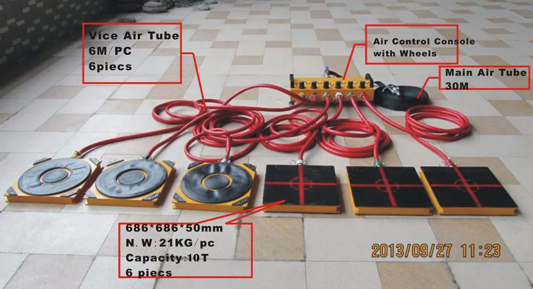 Air Casters Air Castors Air Skates, Air Moving Skates Four Air Modules Six Air Modules Float Heavy Duty Load Easily and Safety with CE/SGS Certificates