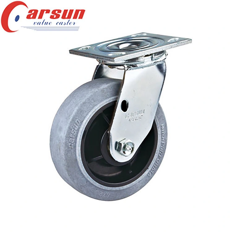 4 Inches Industrial Heavy Duty Roller Bearing Conductive Caster Wheel Swivel Castor Universal Casters with Brake Anti-Static Wheel (with side brake)