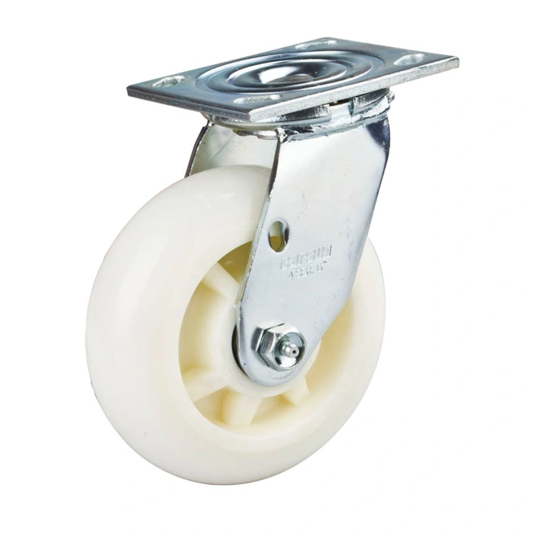 150mm Heavy Duty Rotating Swivel / Rigid Nylon Wheel Caster