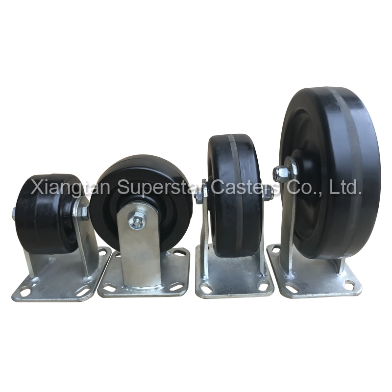 Solid Caster Wheel with Roller Bearing for Material Handling