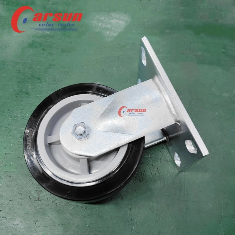 Ultra Heavy Industrial Casters 6 Inch Modified Nylon Wheel Rigid Casters