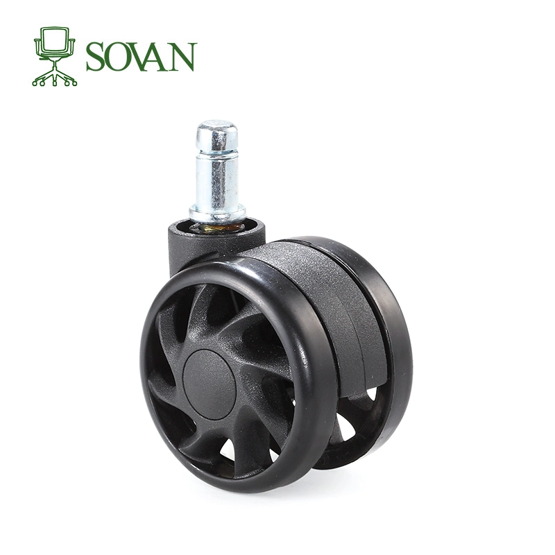 China Furniture 2 Inch Casters Wheel Soft Rubber Silent Casters with Bearing for Office Chair Caster-Swivel