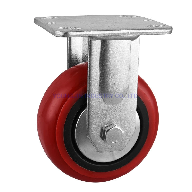 Medium Heavy Duty Caster Castor with PU PVC PP Nylone Rubber Wheel 3&quot; 4&quot; 5&quot; 6&quot; 8&quot; 10&quot;