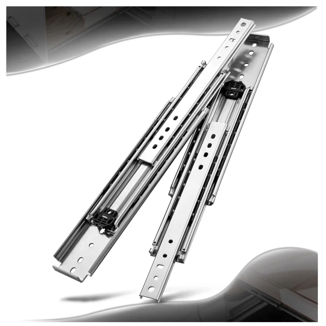 Heavy Duty Side Mounted Q235 Cold Rolled Steel 120kg Industrial Drawer Slides Rails Foshan Furniture Hardware 1500mm