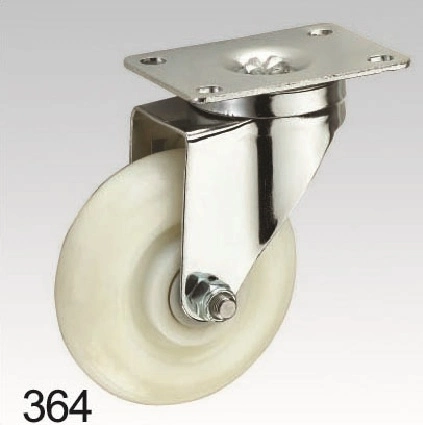 White Nylon Heavy Duty Industrial Swivel Caster