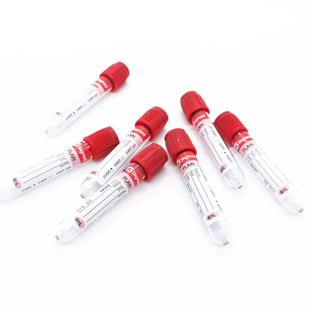 Blood Collection Tube Plain No Additive Tube Manufacture Supply Directly