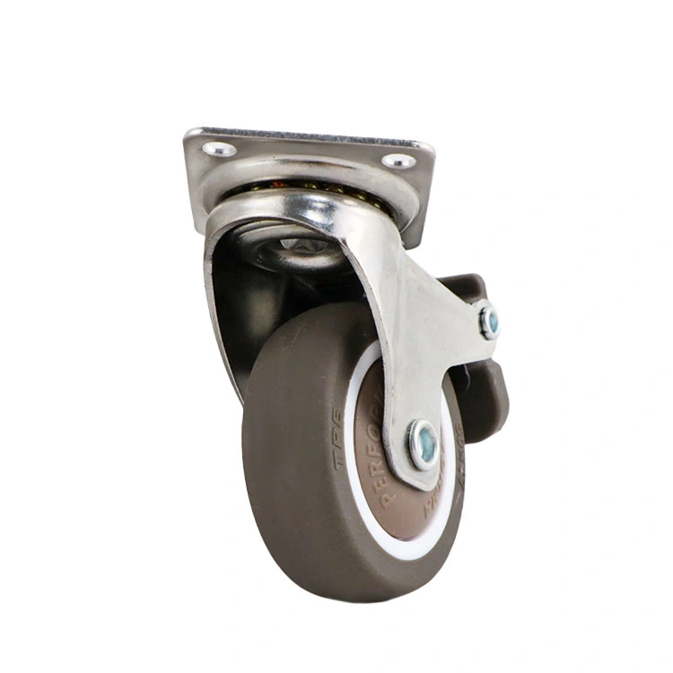 Winstar 1/1.25/1.5/2 Inch Heavy Industrial High Quality Rotate Trolley Wheel Caster with Brake