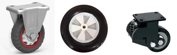 4/5/6/8 Inch Heavy-Duty Gray Color TPR Caster Wheel for Trolley