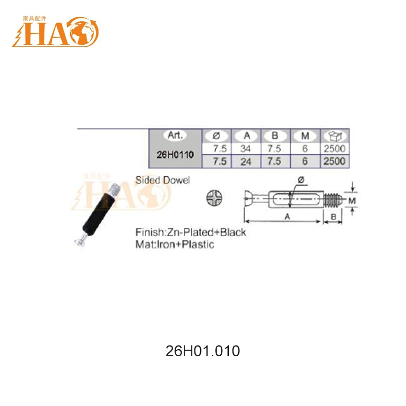 Furniture Connecting Hardware Connectors Assortment Kit Including Dowel and Accentric Wheel