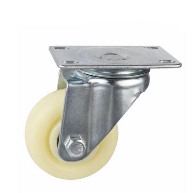 Small Shelf Nylon Casters Pulley Medium Flat Bottom Movable Caster