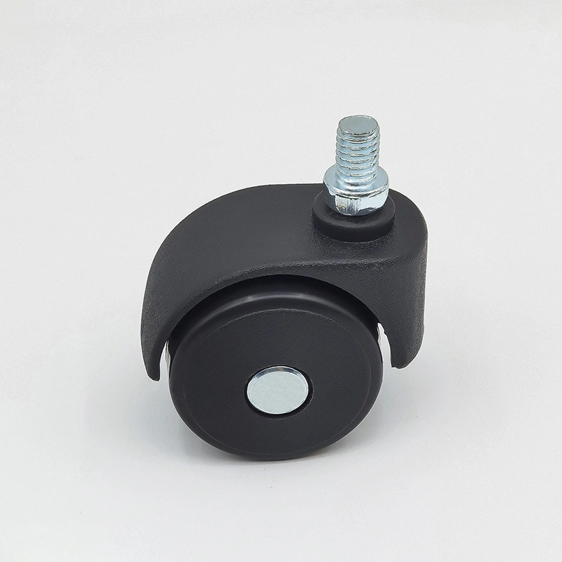 Furniture Twin Wheel Industrial Non Brake Caster Wheel Small Plastic Desk Swivel Chair Casters