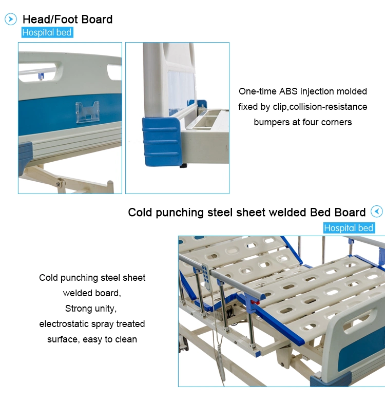 3 Function Electric Hospital Bed High Standard Quality Manufacture Supply