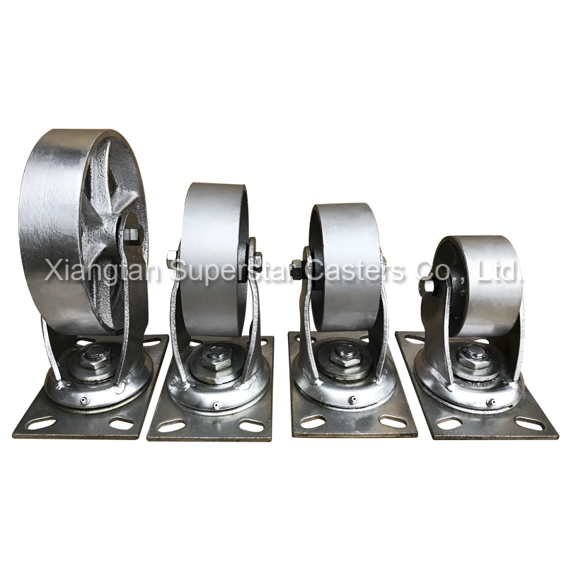 Solid Caster Wheel with Roller Bearing for Material Handling