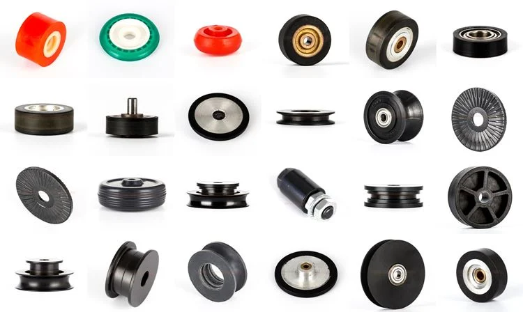 Customized Small Plastic Pulleys, Nylon PA 66 Pulley Wheels for Furniture