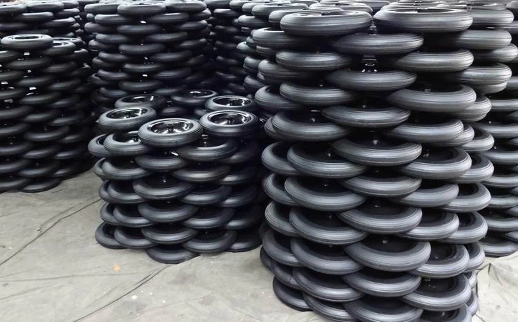 Heavy Duty Solid Rubber Wheel with 6X1.2