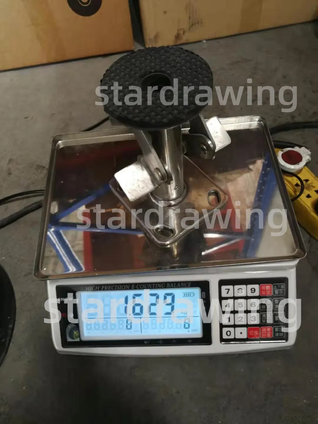 Stardrawing Anti Rust 304 Stainless Steel Floor Lock Castor Wheel