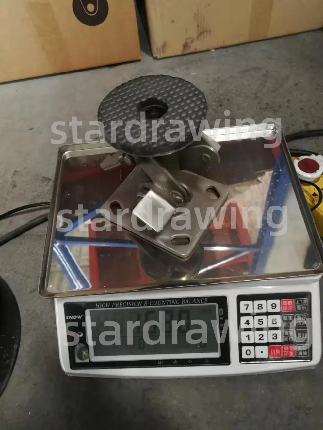 Stardrawing Anti Rust 304 Stainless Steel Floor Lock Castor Wheel