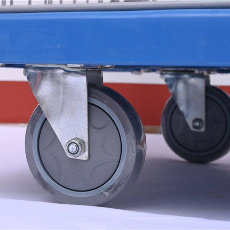4 Inch Red PU Aluminum Core Polyurethane Trolley Wheel Heavy Duty Industrial Caster Wheels