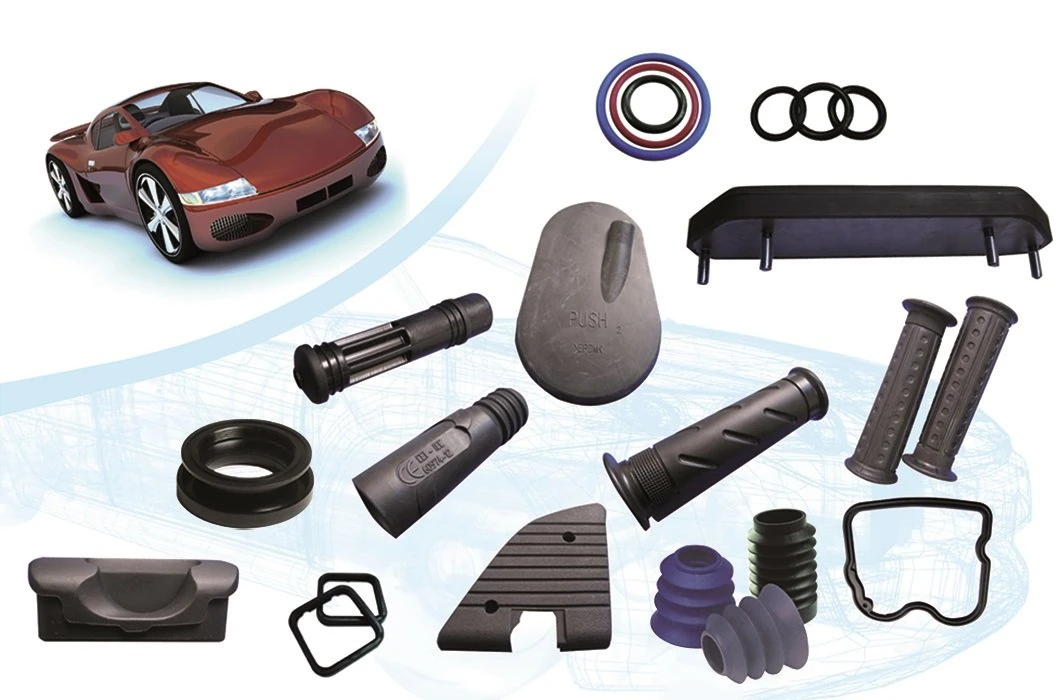 Custom Industrial Molded EPDM, Nitrile, Neoprene, FKM, Acm, FPM, AEM Rubber Part for Automotive