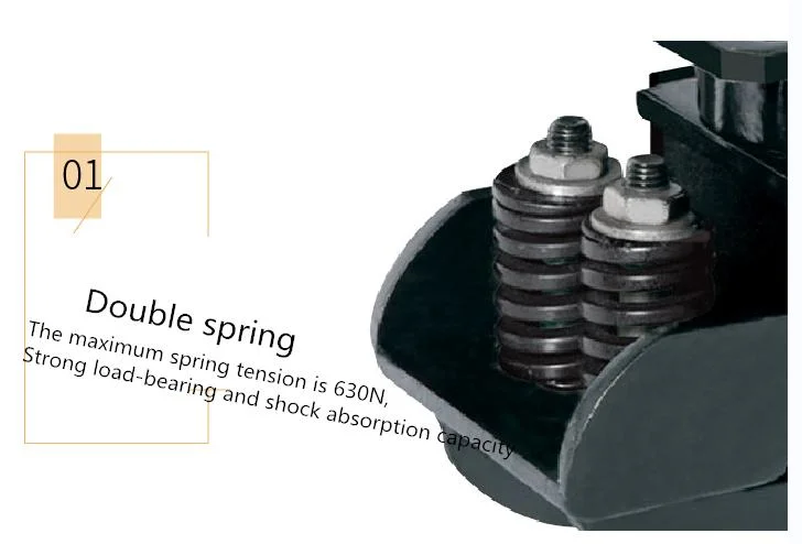 4/5/6/8 Inch PU TPR PVC Nylon TPE Np Cast-Iron Caster Wheels in Black Color with Large Loading Capacity