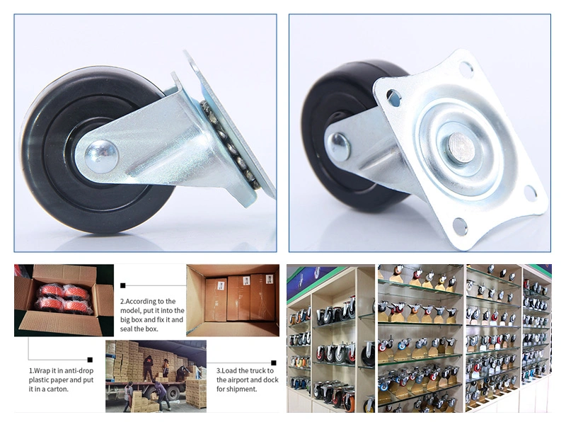 Stainless Plate Bolt Hole Casters Casters Lock Adjustable Castor Wheels China Manufacture Caster