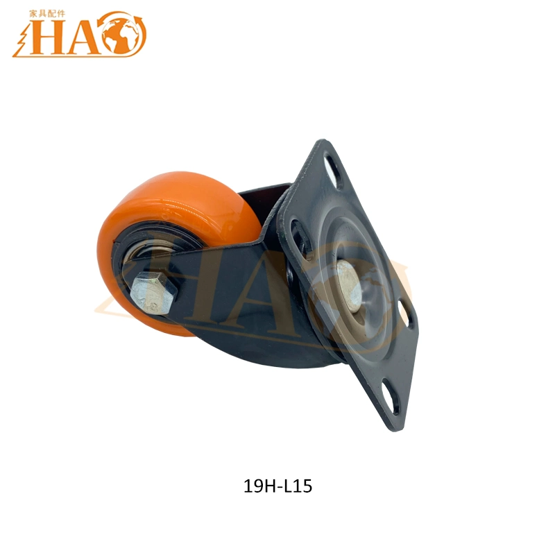 Furniture Rubber Castors with Brake Heavy Duty Trolley Caster Wheel