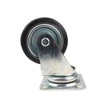 Soild Rubber Wheel Supplier Furniture 8&quot; Swivel Total Locking Caster Wheels for Foklift /Container