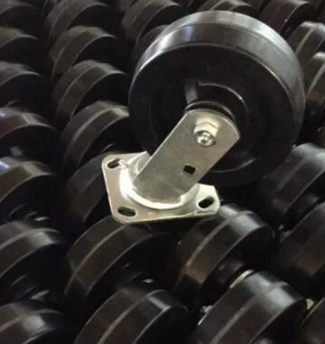 Solid Caster Wheel with Roller Bearing for Material Handling