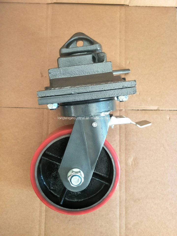 Easy Lock 3 Ton 5 Ton ISO Shipping Container Caster Wheel