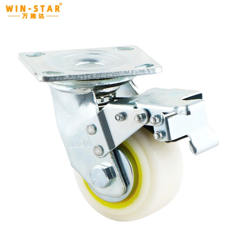 Winstar Industrial Caster Heavy Duty Trolley Wheel Pivoting Caster Wheels