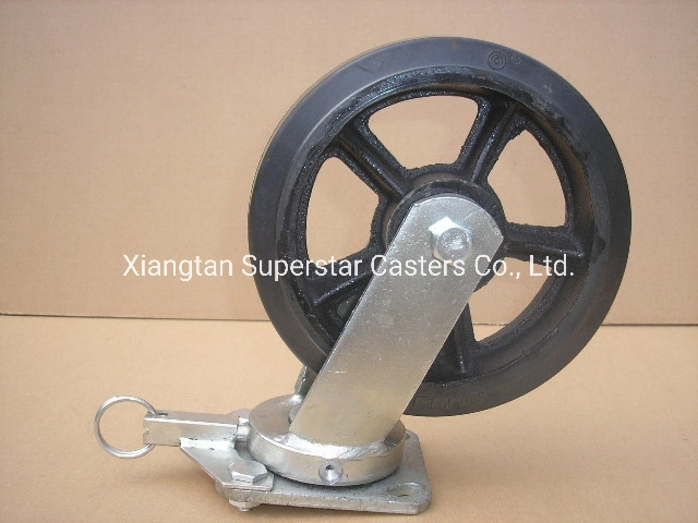 6&quot; Extra Heavy Duty Swivel Industrial Rubber Casters with Brake (More high load capacity, Excellent quality)