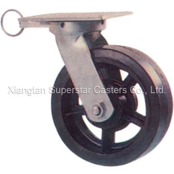 6&quot; Extra Heavy Duty Swivel Industrial Rubber Casters with Brake (More high load capacity, Excellent quality)