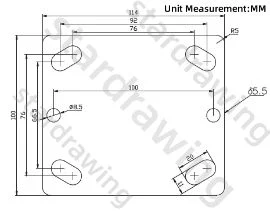 Stardrawing Heavy Load Swivel TPR Caster Rubber Caster Wheel