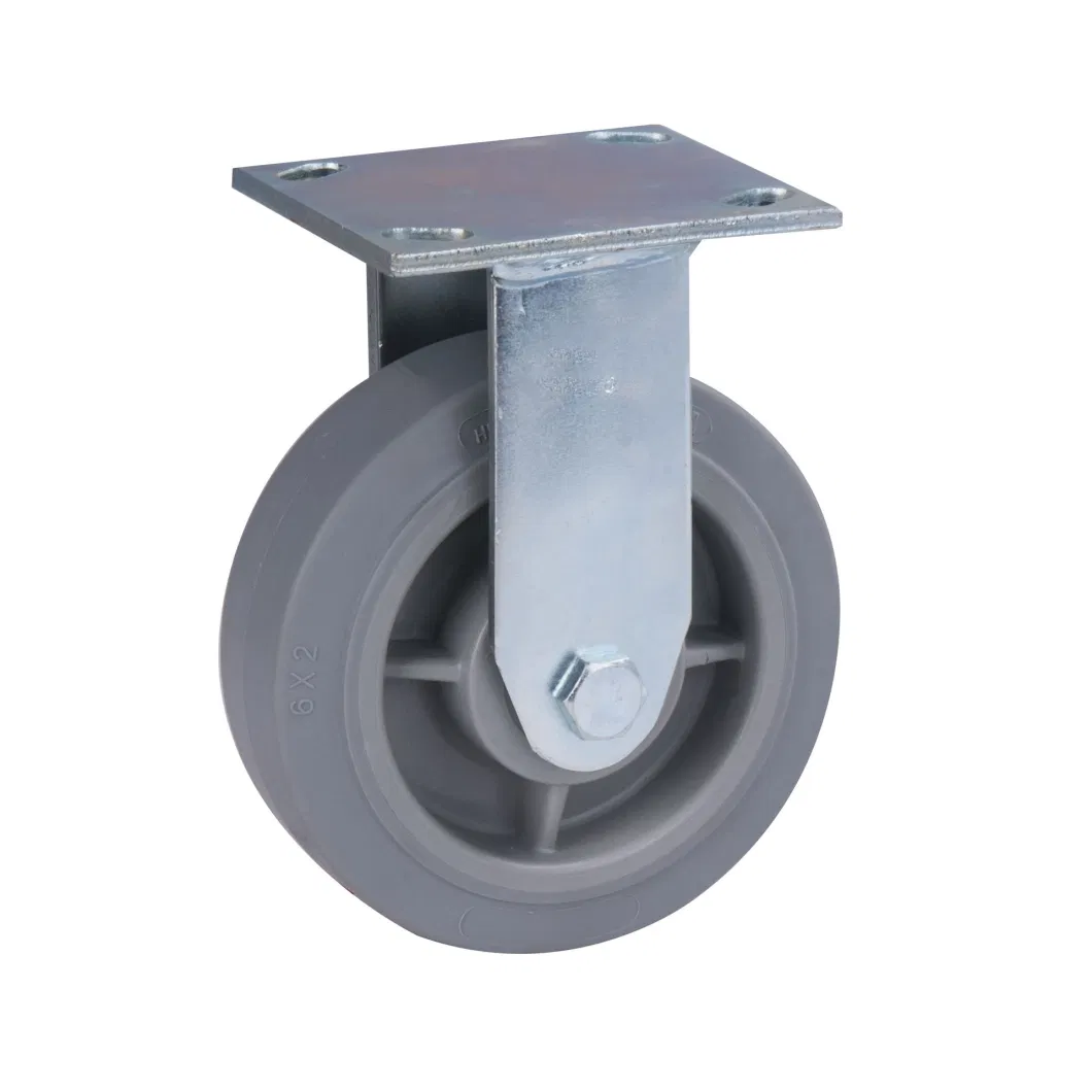 4inch 5inch 6inch 6inch Industry Heavy Duty Shopping Trolley TPR Caster Wheels