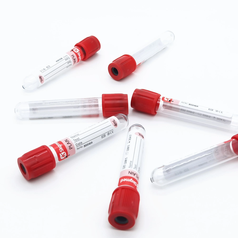 Blood Collection Tube Plain No Additive Tube Manufacture Supply Directly