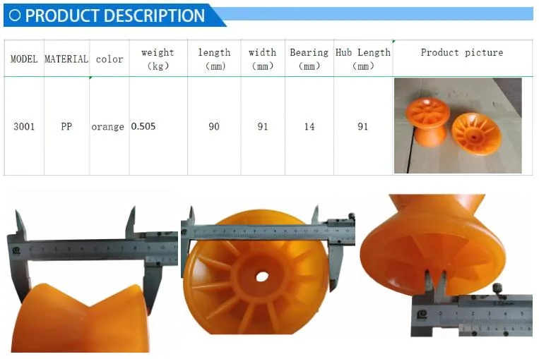 3&quot;4&quot;5&quot;6&quot;8&quot;10&quot;Plastic PU PP Rubber Material Wobble Keel Roller Boat Trailer Wheel