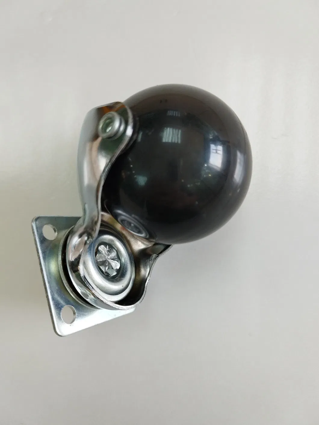 Black Gray Ball Wheel with Rubber Plastic and Zinc Plated 1.5inch 2inch for Sofa with Large Load Capacity
