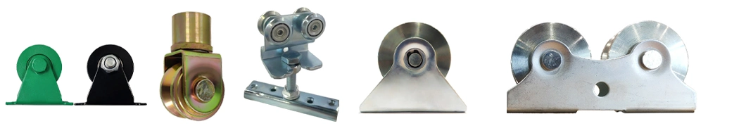 Double Bearings Zinc Galvanized Sliding Gate Fence Door Bottom Support Caster Wheel Roller-One Wheel