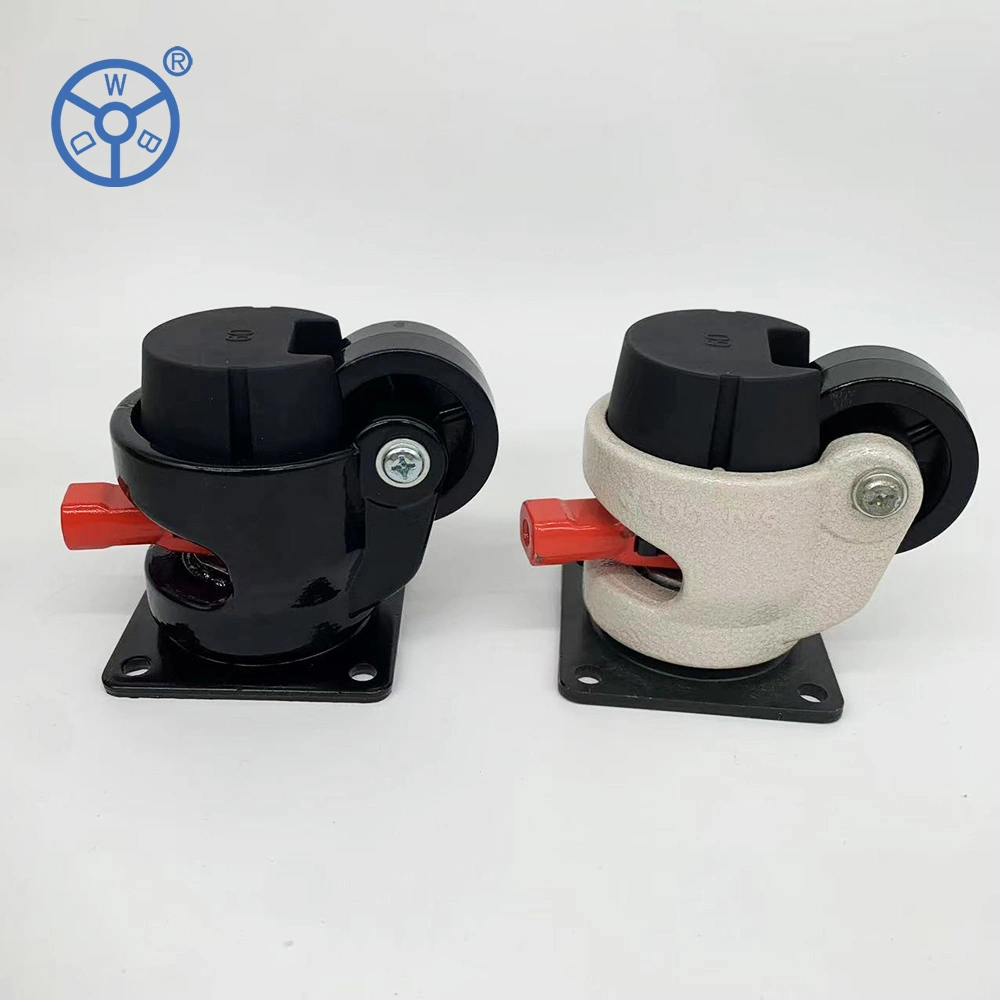 Caster Factory Hot Sell Wbd 40f 60f 80f 100f 120 150f Leveling Adjustment Caster Plate Casters Wheels Load Master Caster Wheels