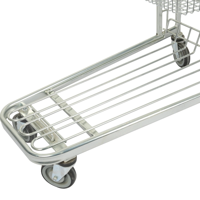 Industrial Heavy Duty Warehouse Trolley Cart with Four Wheels