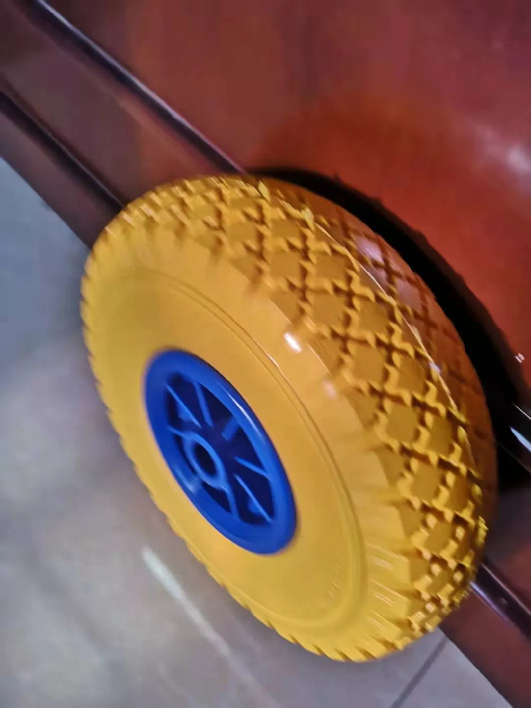 Maxtop Polyurethane PU Foam Flat Free 350-4 Trolley Wheels