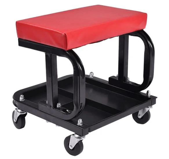 Heavy Duty 4 Wheels 3-Tier Service Mobile Industrial Utility Tool Carts Two Shelf Tooling Service Cart Storage Trolley