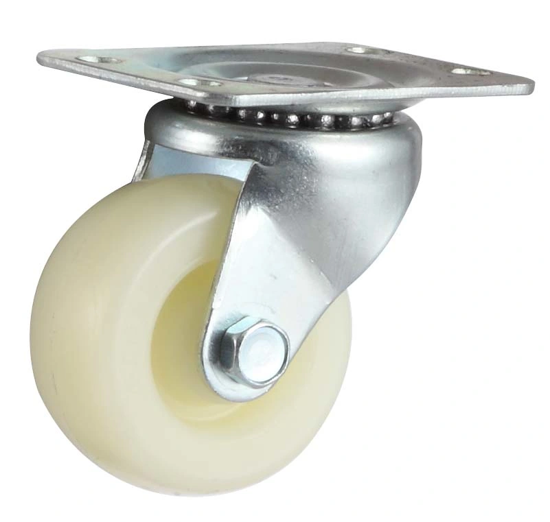 2 Inches Plate Swivel Small Rubber Wheels