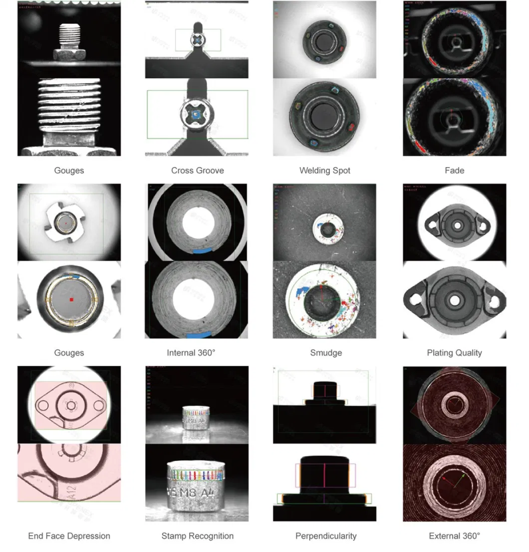 Nut Screw Magnet Machinery or Electronic Parts and Industrial Components Optical Sorting Inspection Machine