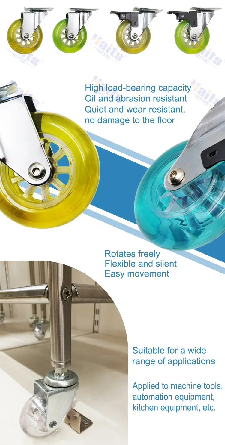 Heavy Duty Rubber Caster Wheels for Furniture